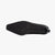 Black shoe sole with brand logo on a white background