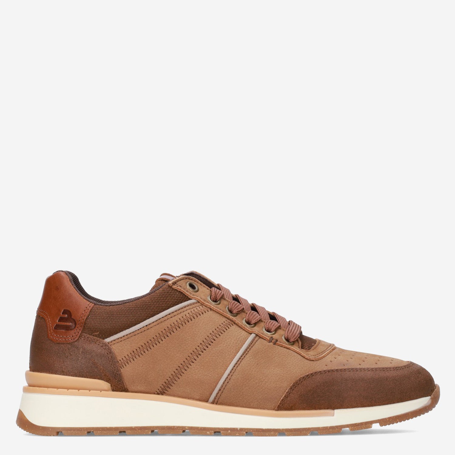 BullBoxer Men's Casual Shoes with Brown Nubuck Upper