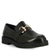 Marco Tozzi Black Moccasins with Metallic Detail - Leavys Shoes