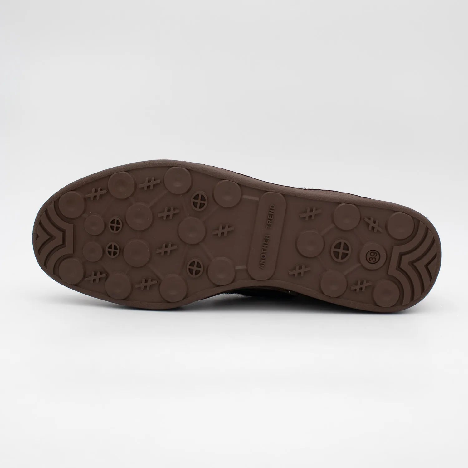 Another Trend LAS VEGAS Smoke Metallic Trainers with Hair-On Logo