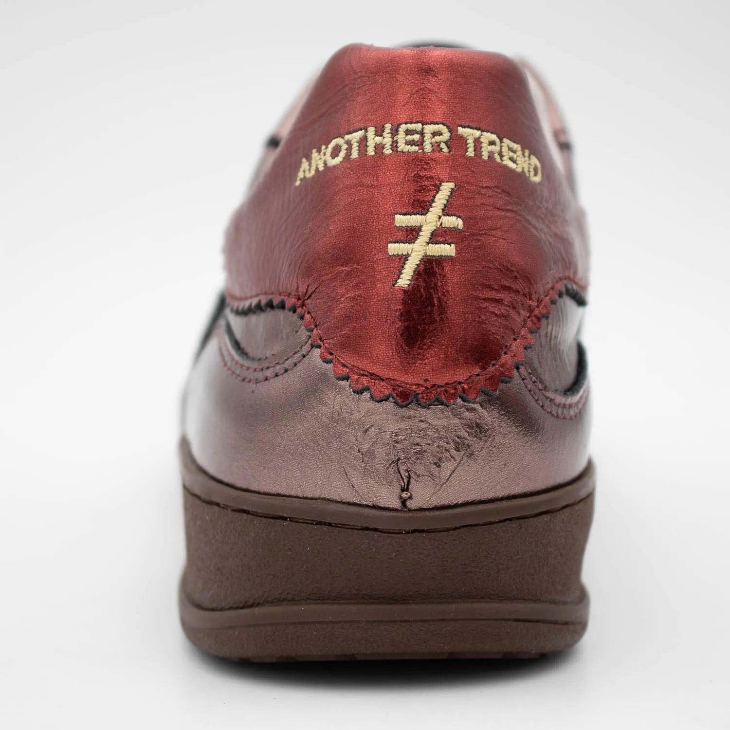 Another Trend LAS VEGAS Smoke Metallic Trainers with Hair-On Logo