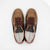 Another Trend LAS VEGAS Dark Gold Leather Sneakers with Hair-On Logo