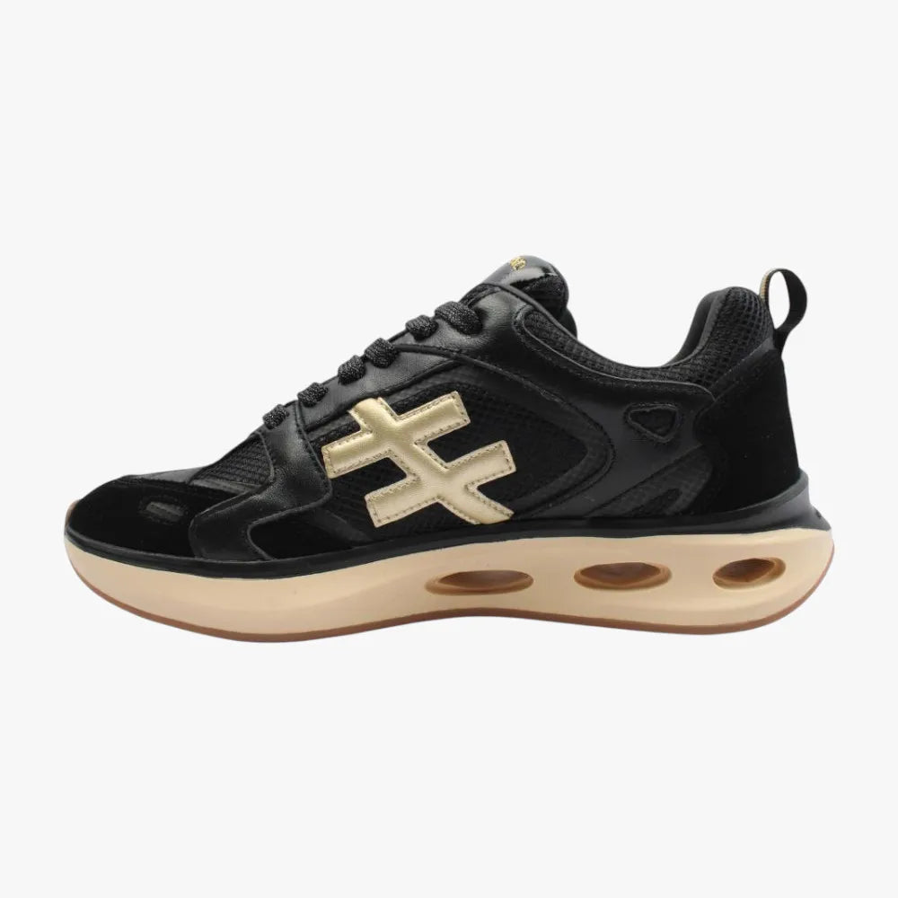 Another Trend Black Trainers with Aerated Sole