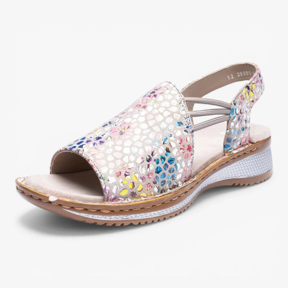 Ara Metallic Multi Sandal (Elasticated Band) Hawaii