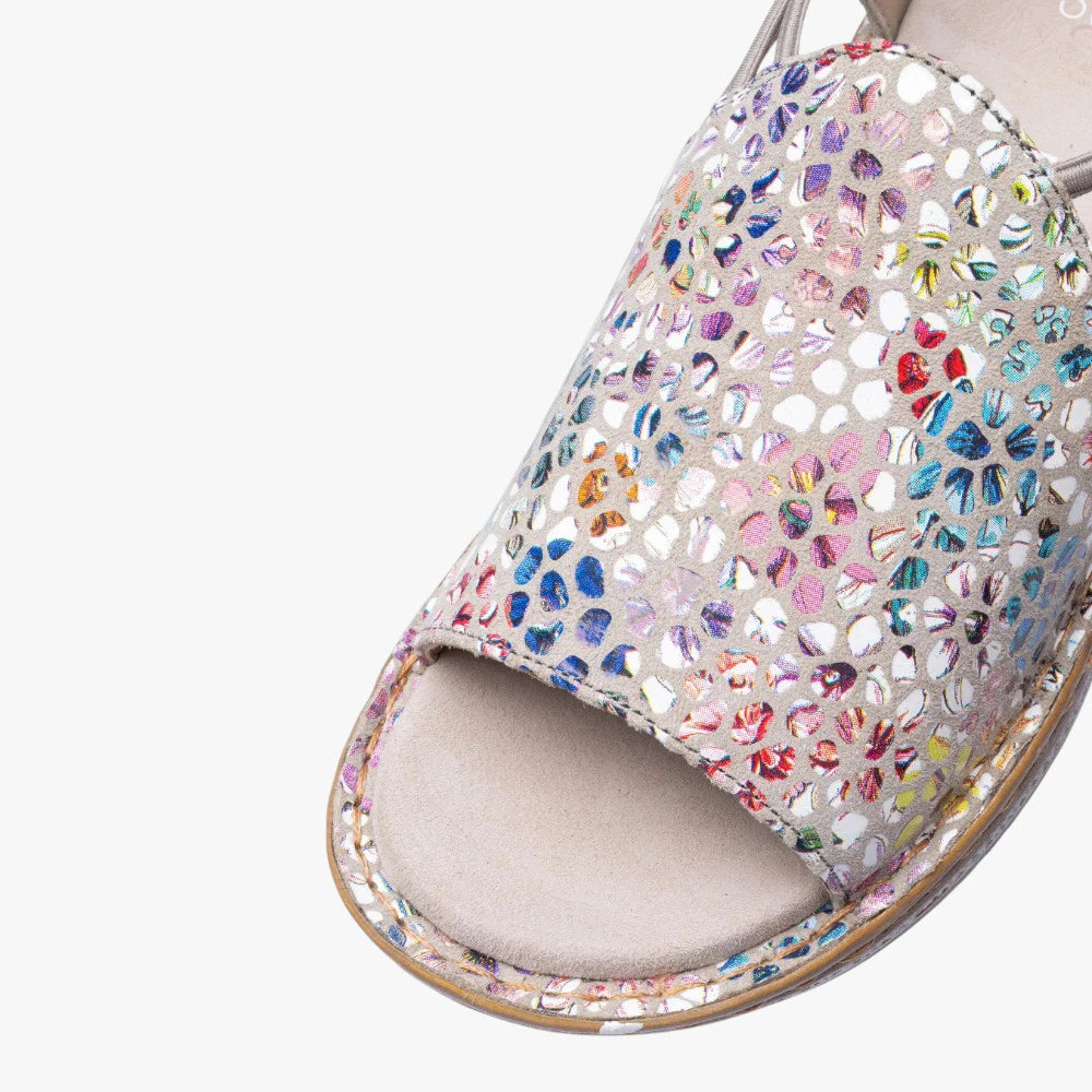 Ara Metallic Multi Sandal (Elasticated Band) Hawaii