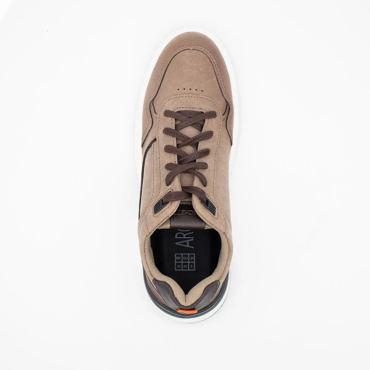 Archetti Connor Men’s Trainers – Castor (Taupe) – Removable Insole