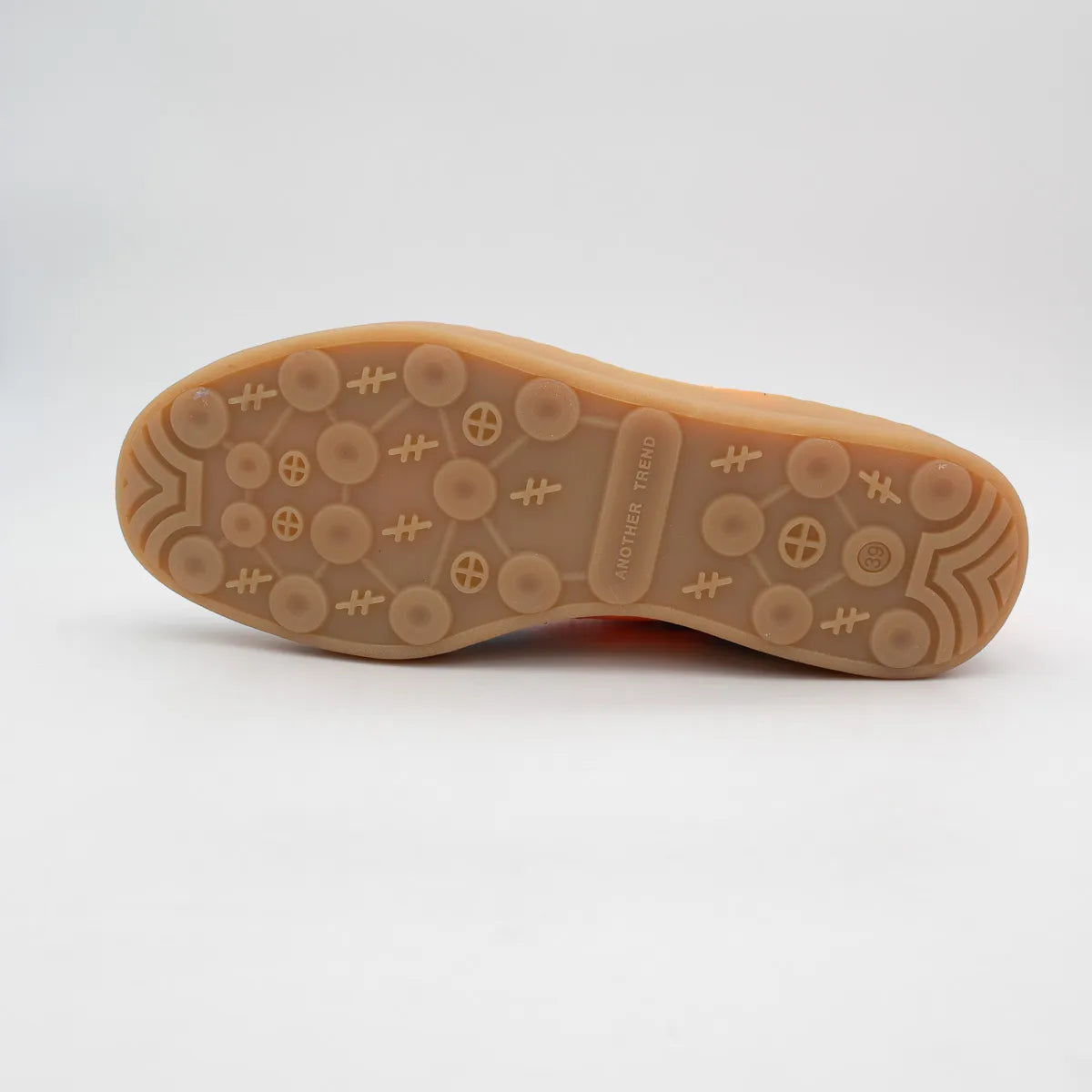 Another Trend ICONIC II Sky Trainer with Orange Suede Logo - A0320429