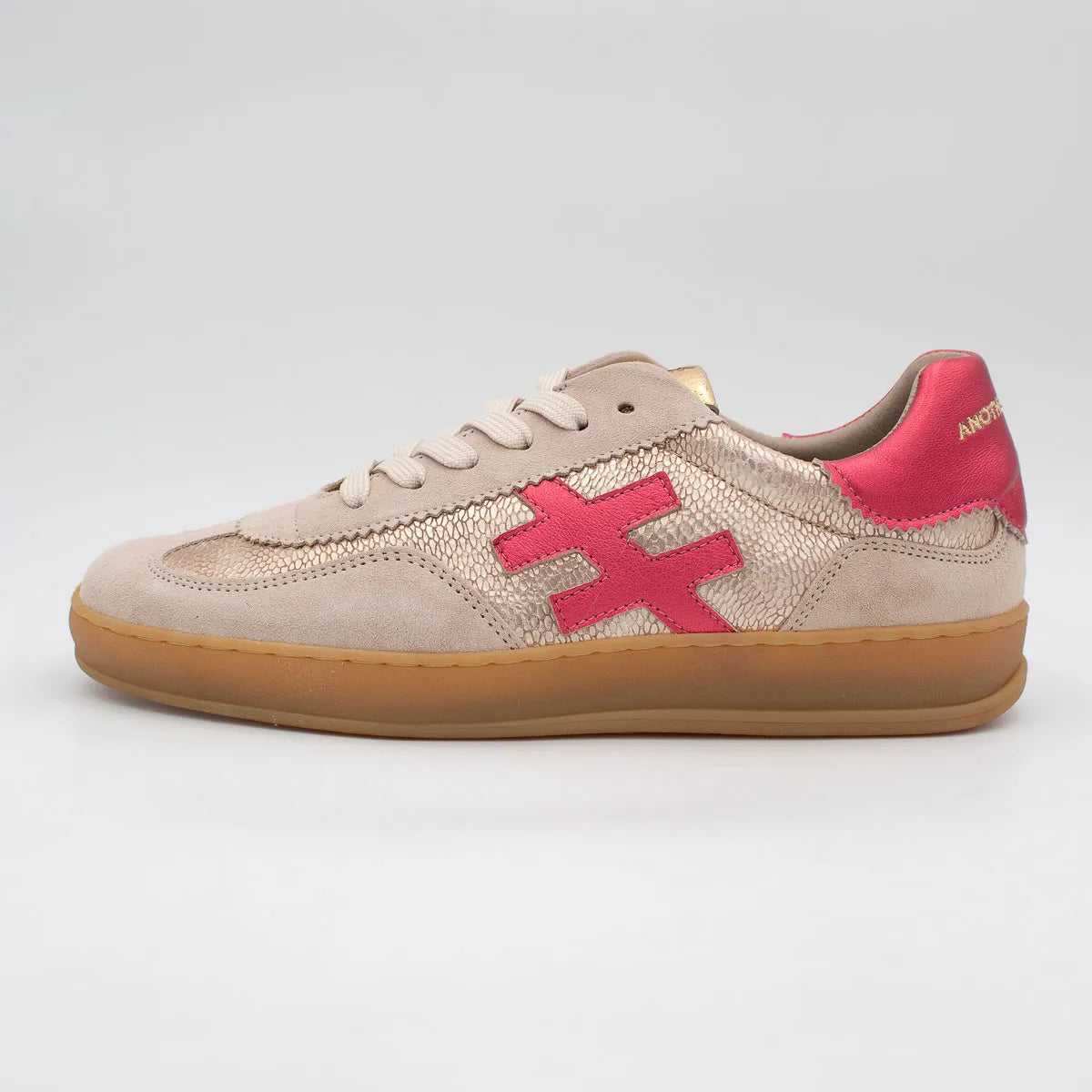 Another Trend ICONIC II Old Rose Trainer (Metallic Reptile) - A032C1E2