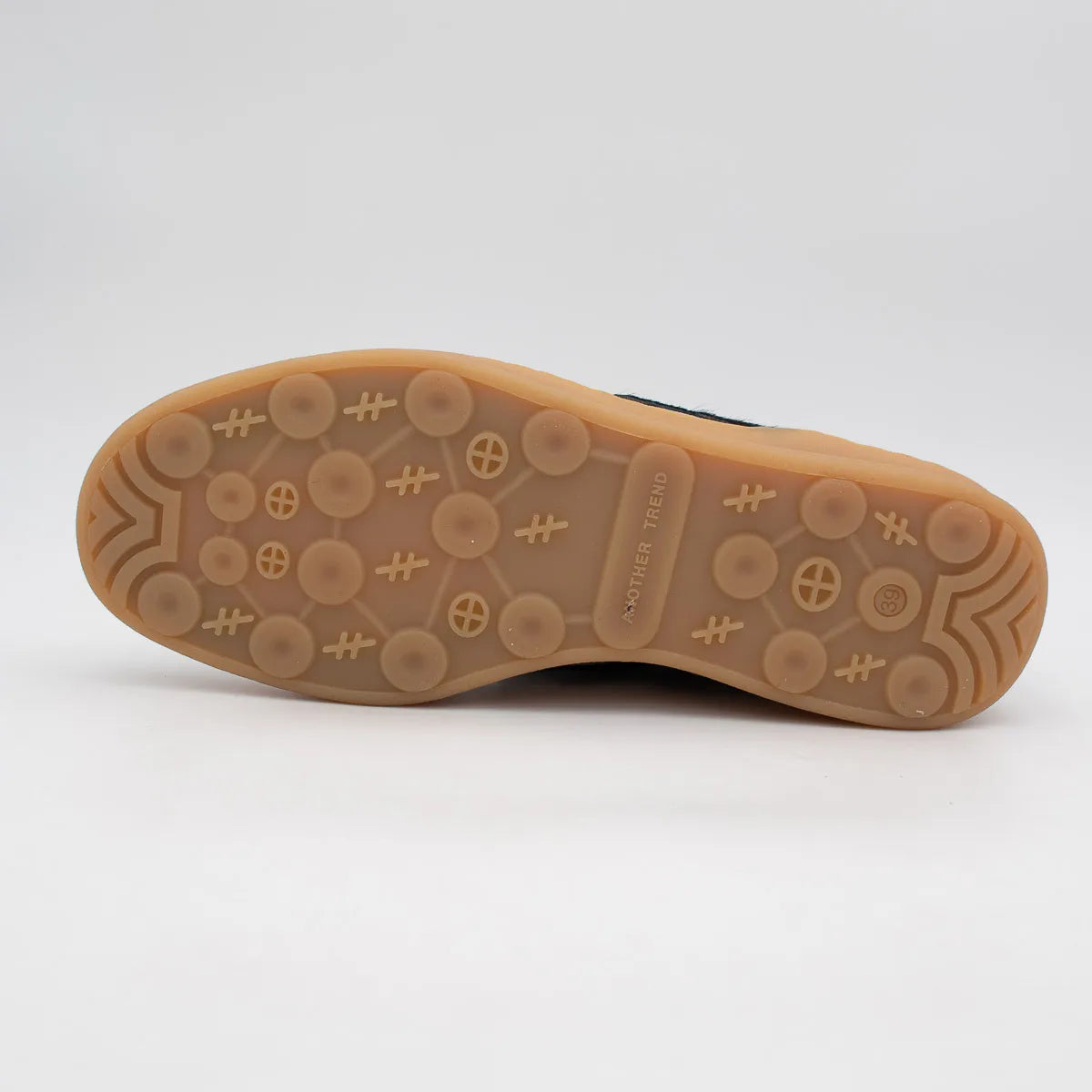 Another Trend ICONIC II Silver and Black Trainer (Metallic Finish) - A032C441