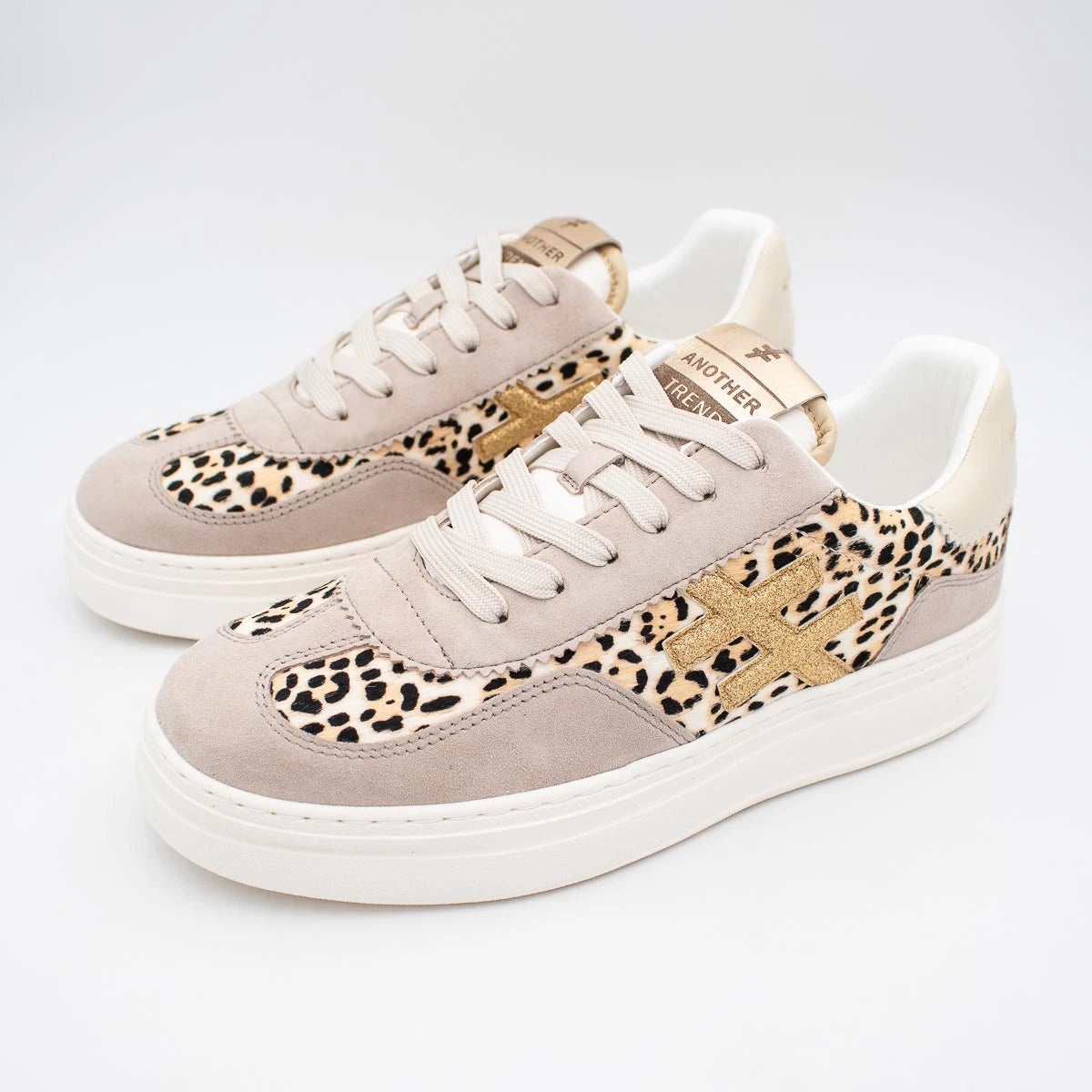 Another Trend Off White Leopard Trainer (Platform Sole) – A035C253