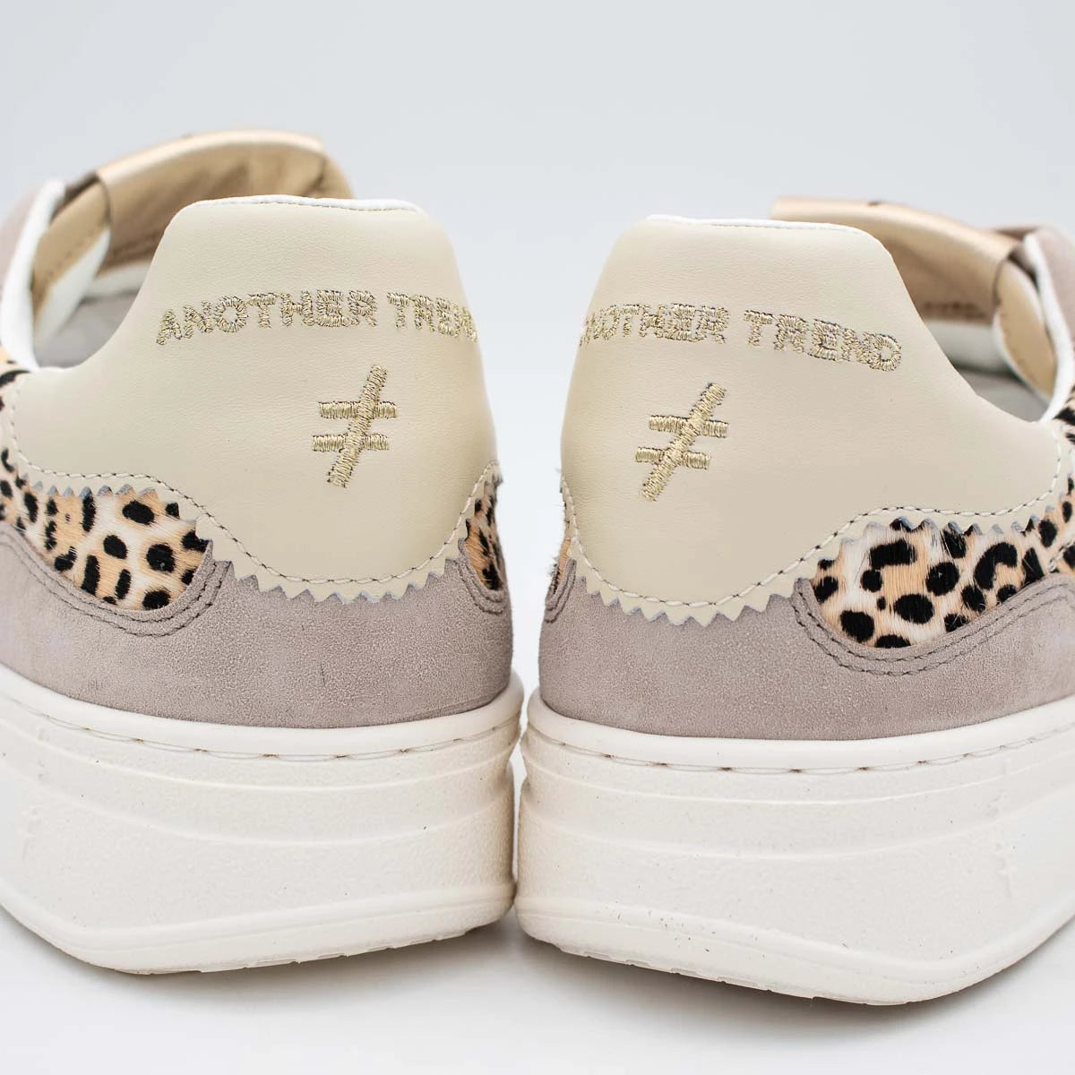 Another Trend Off White Leopard Trainer (Platform Sole) – A035C253