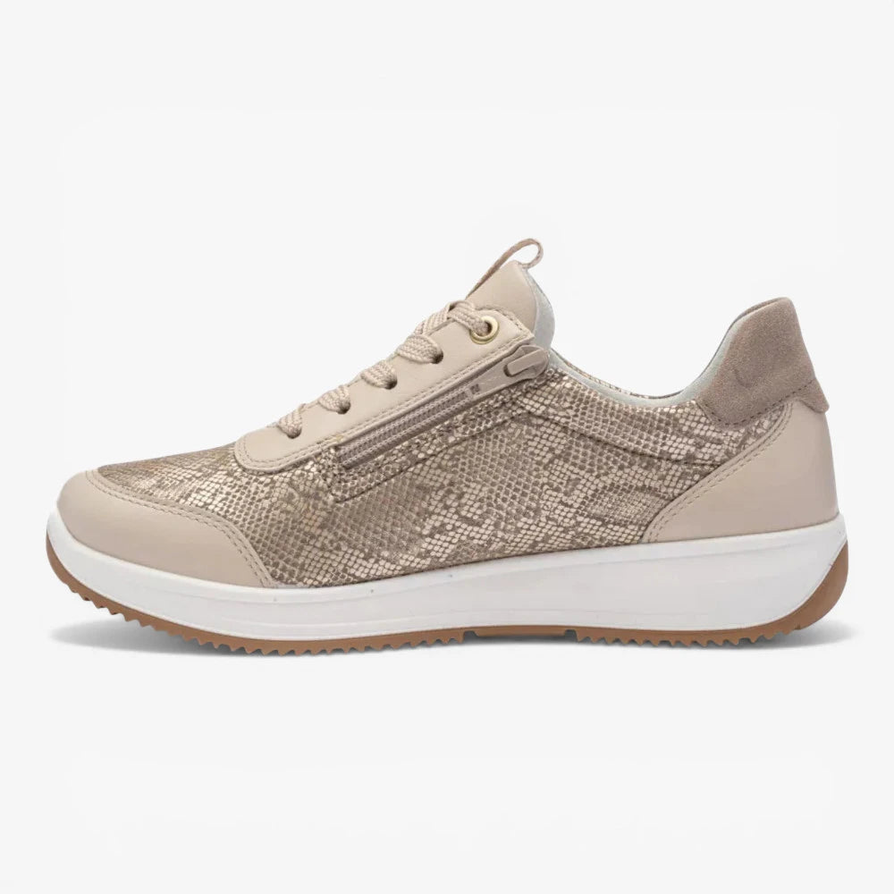 Ara Beige Trainer (Wide Fit) Osaka