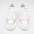 White Trainer with Gold Detailing by Meline - Leavys Shoes