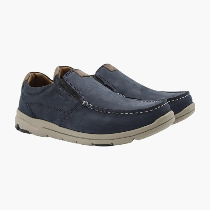 Dubarry Boston Navy Men’s Slip-On Moccasin with EVA Sole - Leavys Shoes