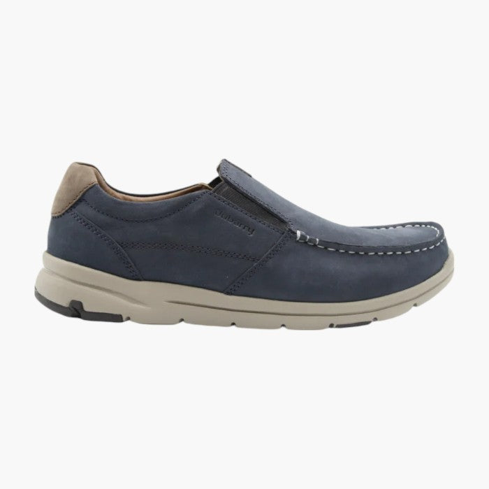 Dubarry Boston Navy Men’s Slip-On Moccasin with EVA Sole - Leavys Shoes