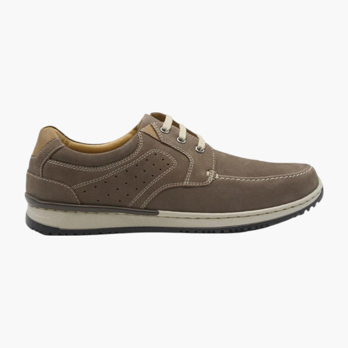 Dubarry Buddy Men&#39;s Smart Casual Pebble Lace-Up Shoe - Leavys Shoes