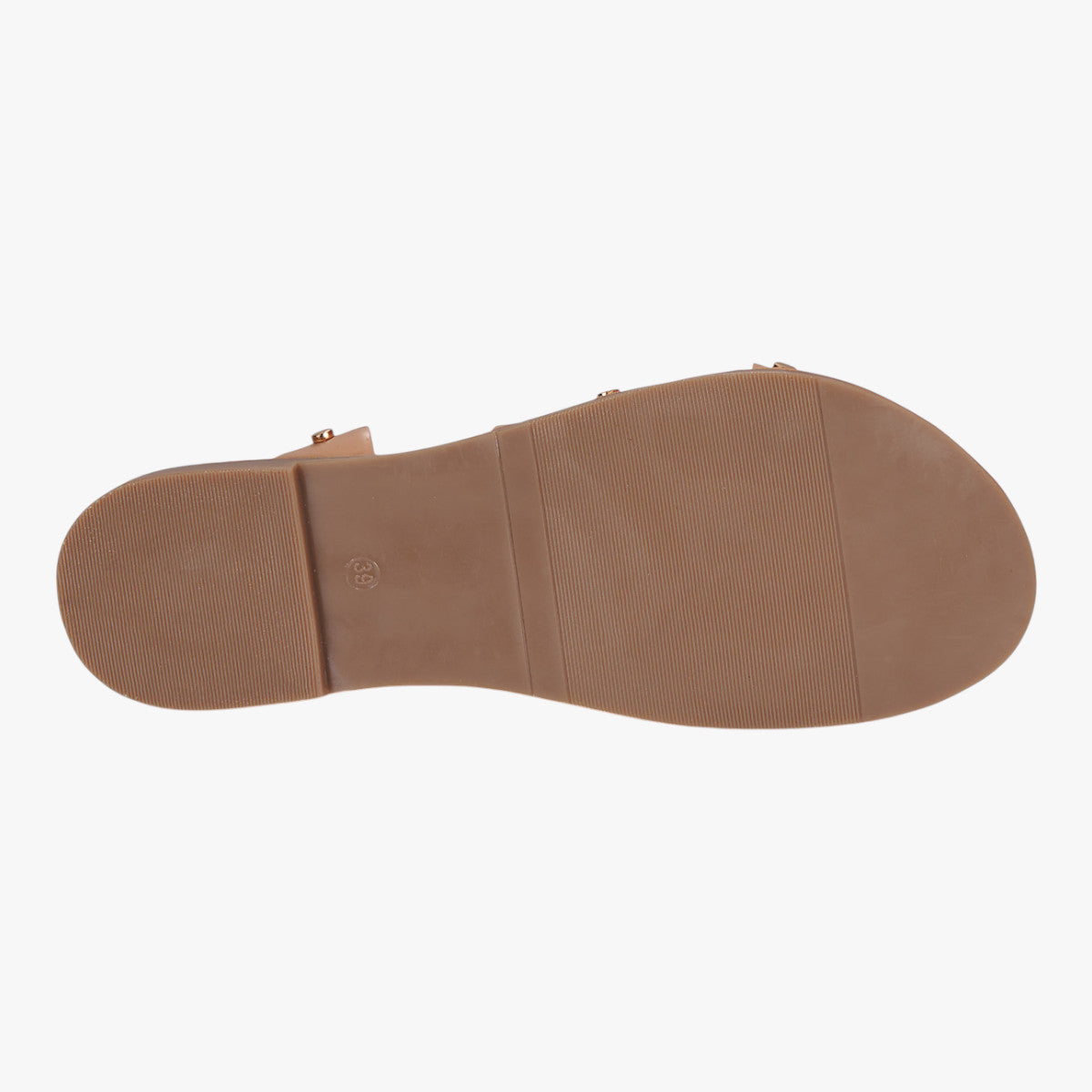 Carmela Beige Sandal (Buckle Fastening) – 162393
