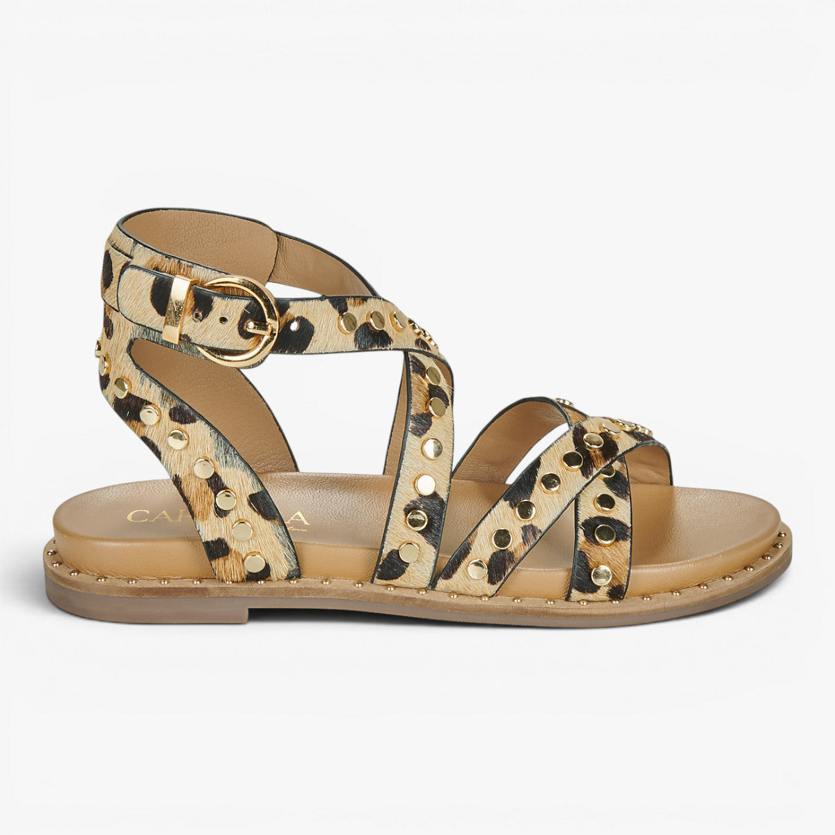 Carmela Leopard Sandal (Buckle Fastening) – 162393
