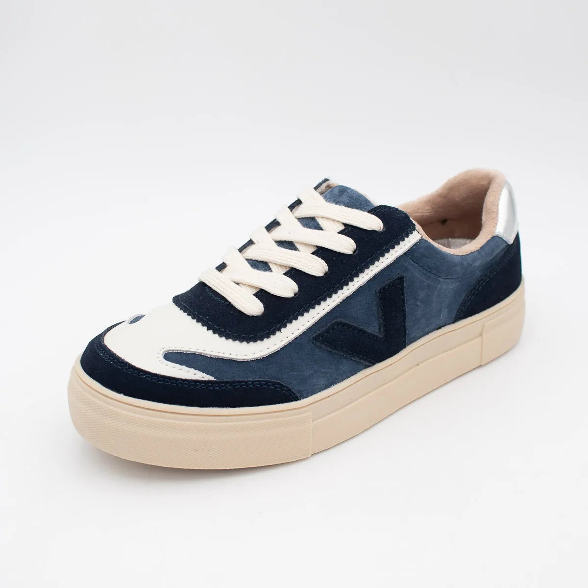 Drilleys Eighty Royal – Navy Suede Trainers