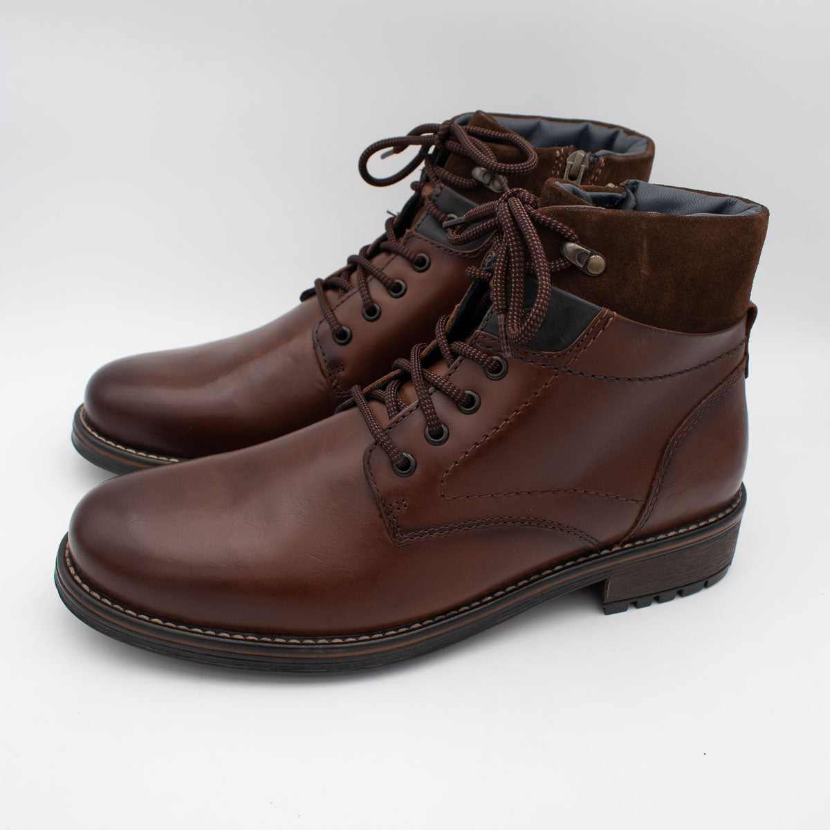 Dubarry Sack Mens Leather Ankle Boots Brown