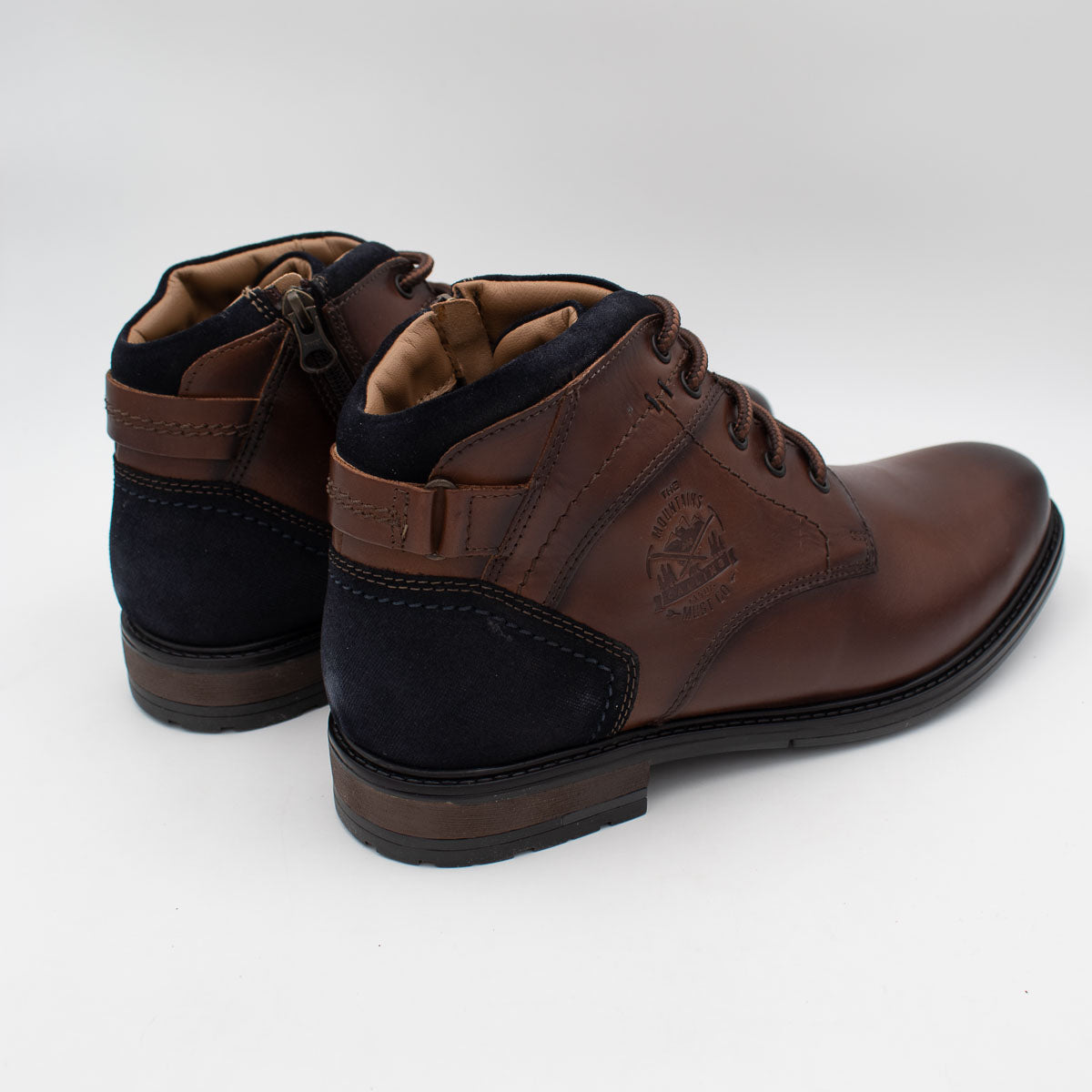 Dubarry Saint Brown Leather Ankle Boots