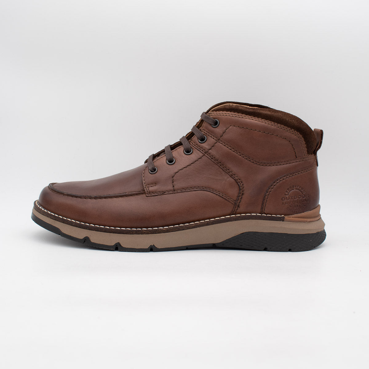 high ankle semi boots shoes
