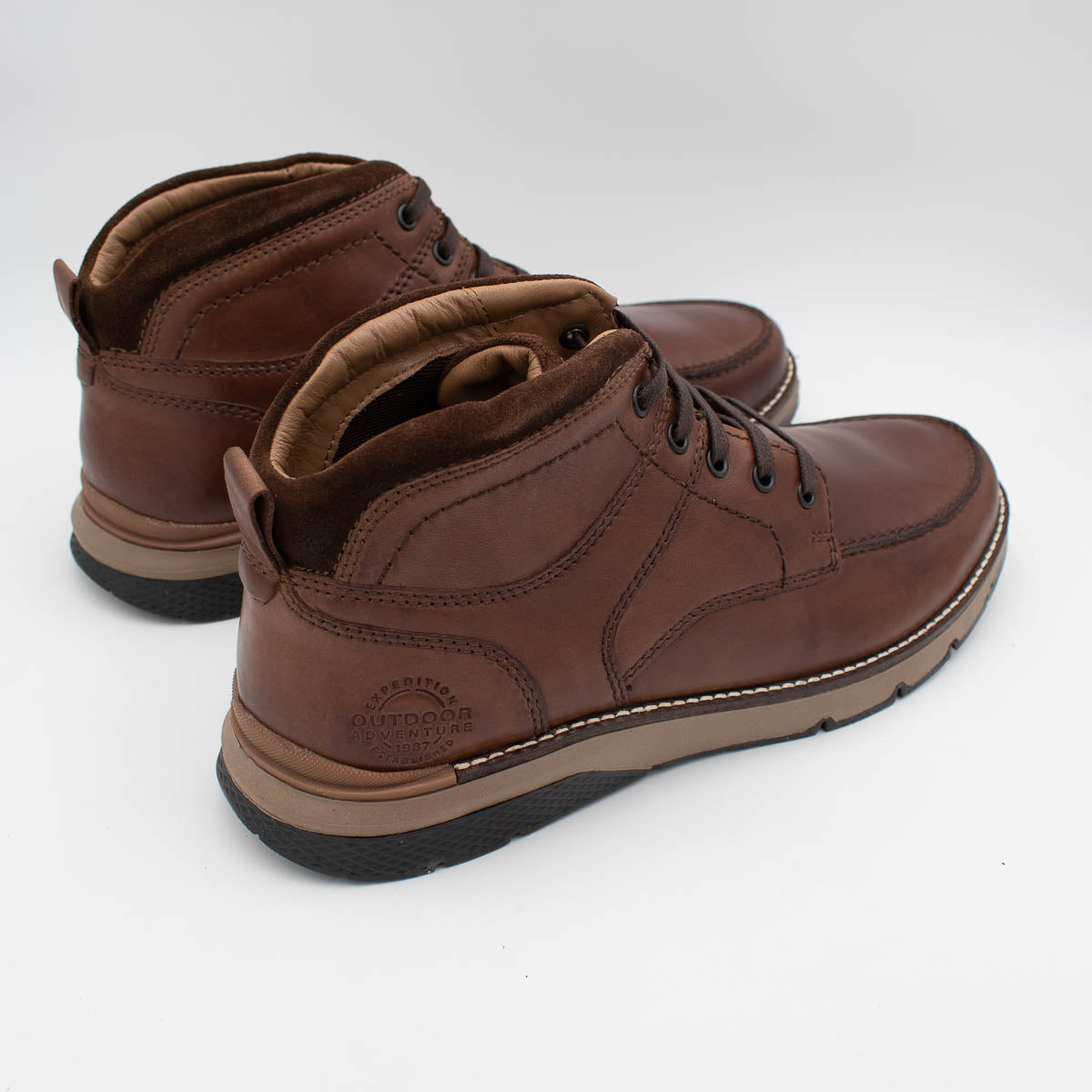 Dubarry Semi Mens Leather Ankle Boots Tan