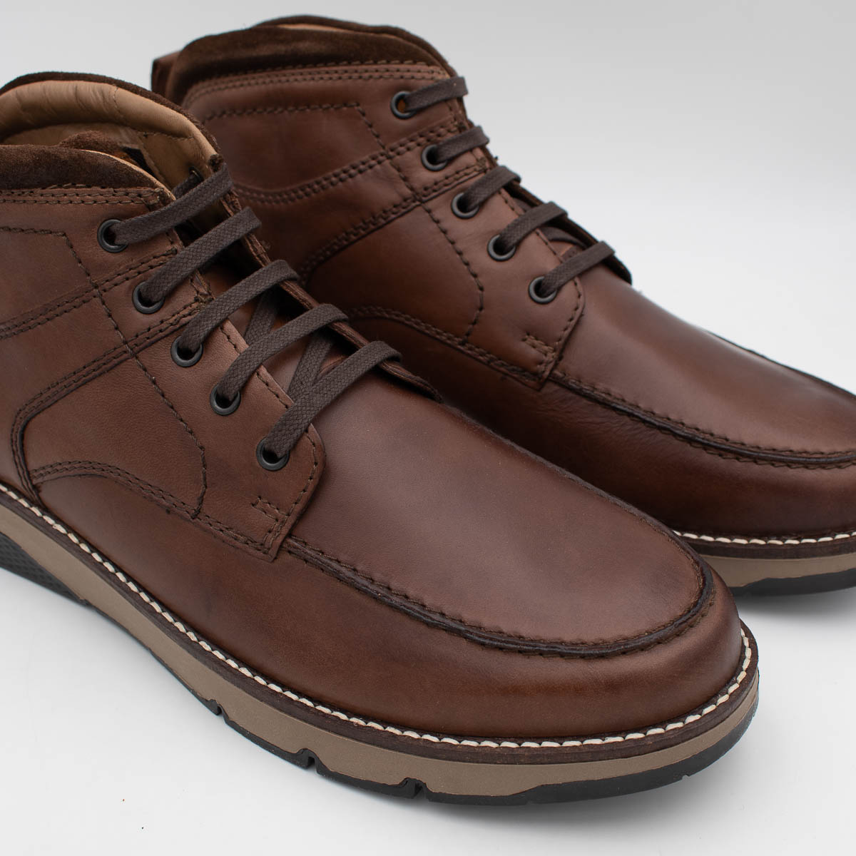 Dubarry Semi Mens Leather Ankle Boots Tan