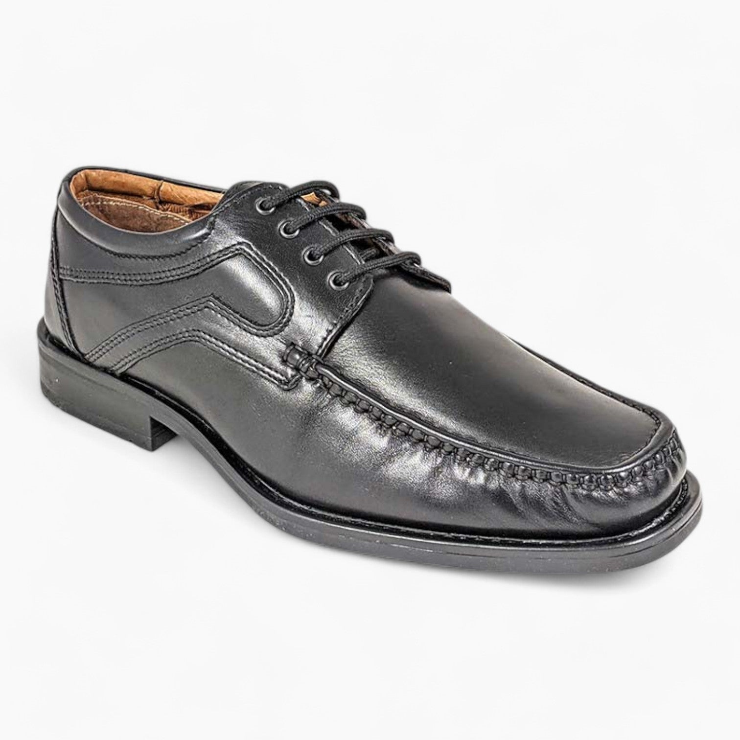 Dubarry Drake Four-Eye Tie Shoe – Classic Wide-Fit Leather Shoe - Leavys Shoes