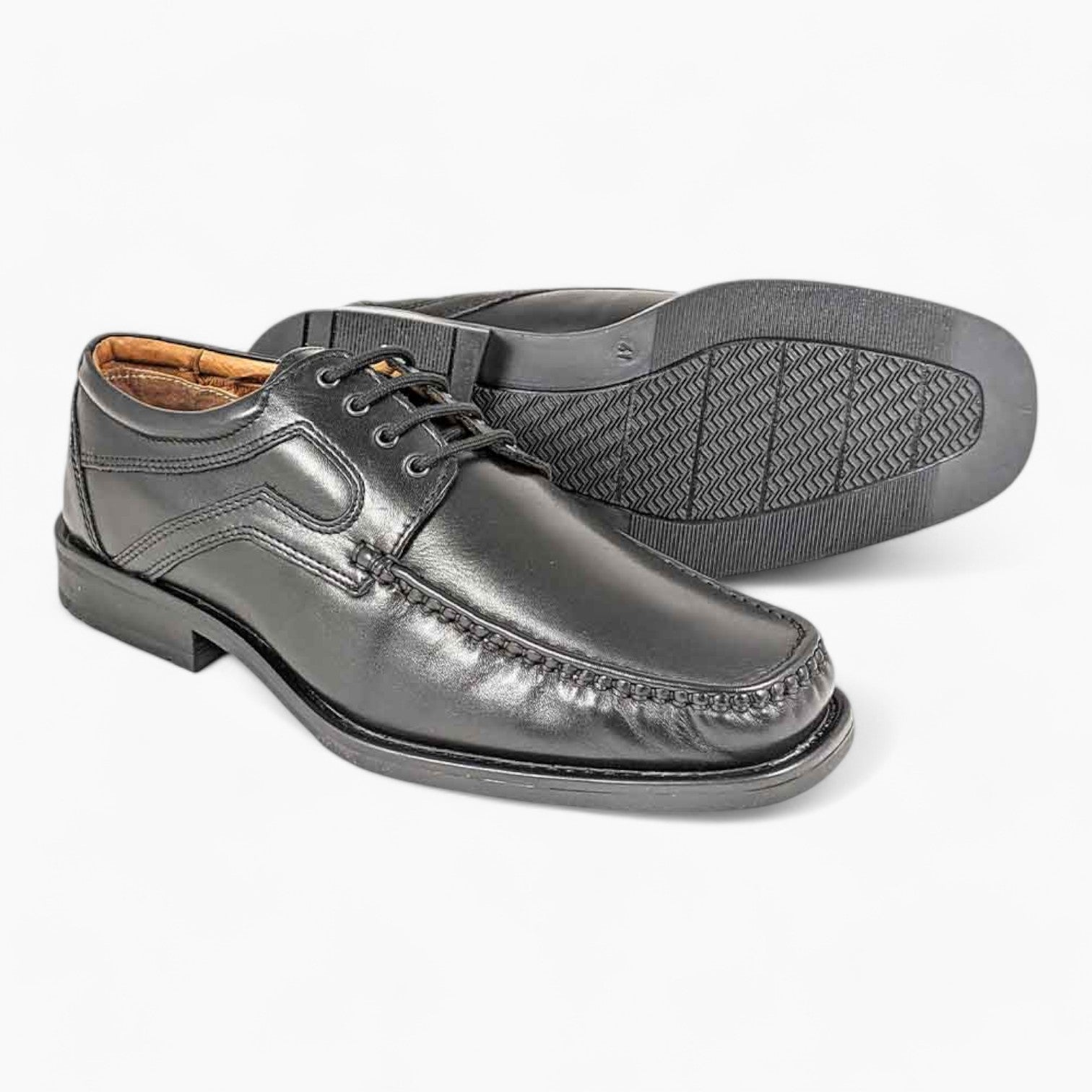 Dubarry Drake Four-Eye Tie Shoe – Classic Wide-Fit Leather Shoe - Leavys Shoes