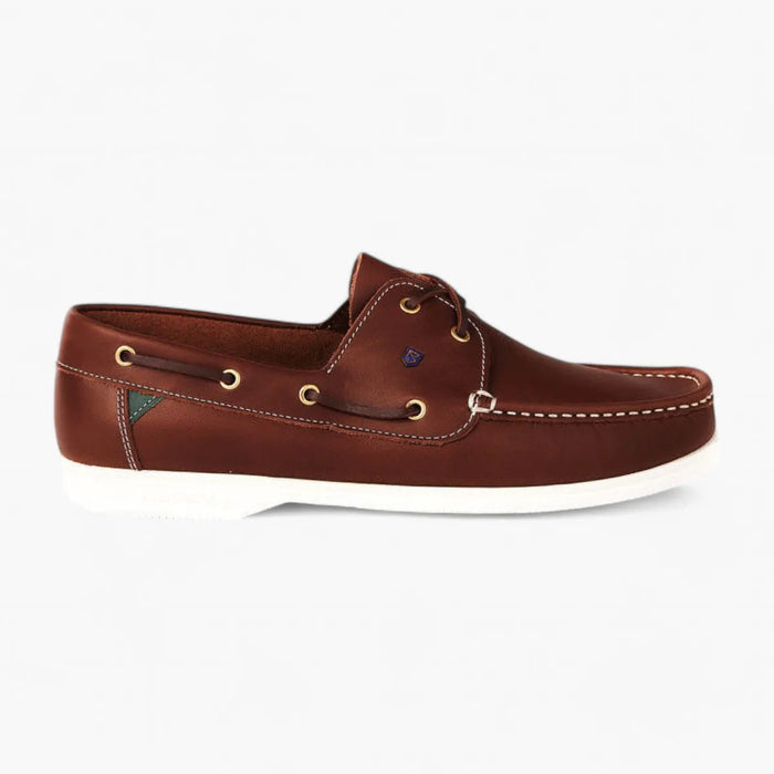 Dubarry Admirals Brown Leather Deck Shoes - Leavys Shoes