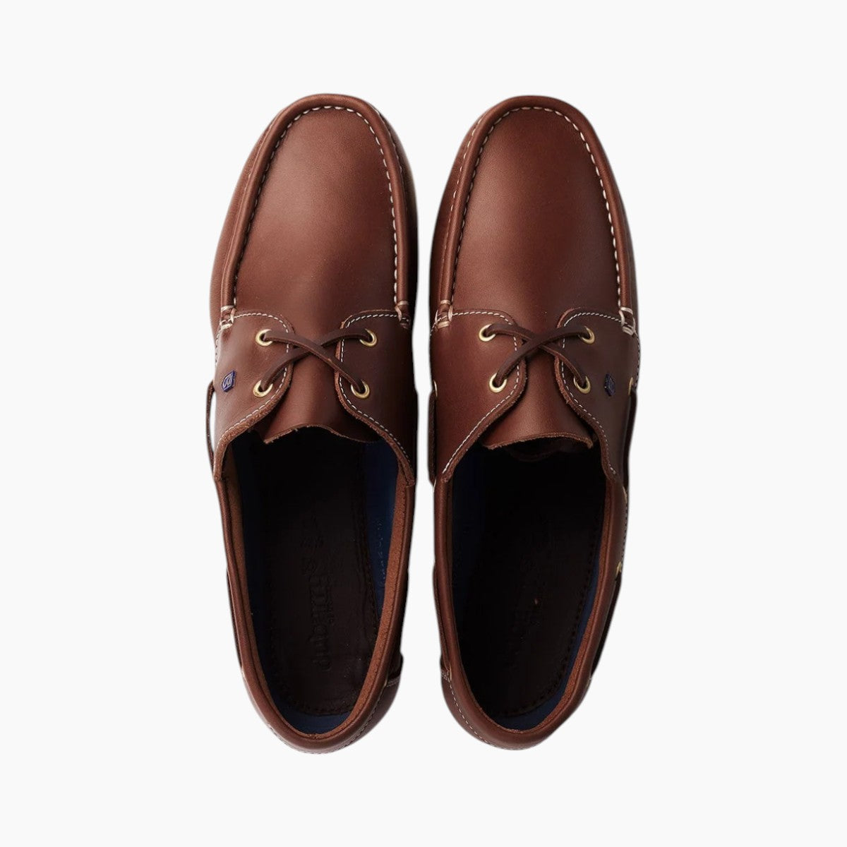 Dubarry Admirals Brown Leather Deck Shoes - Leavys Shoes