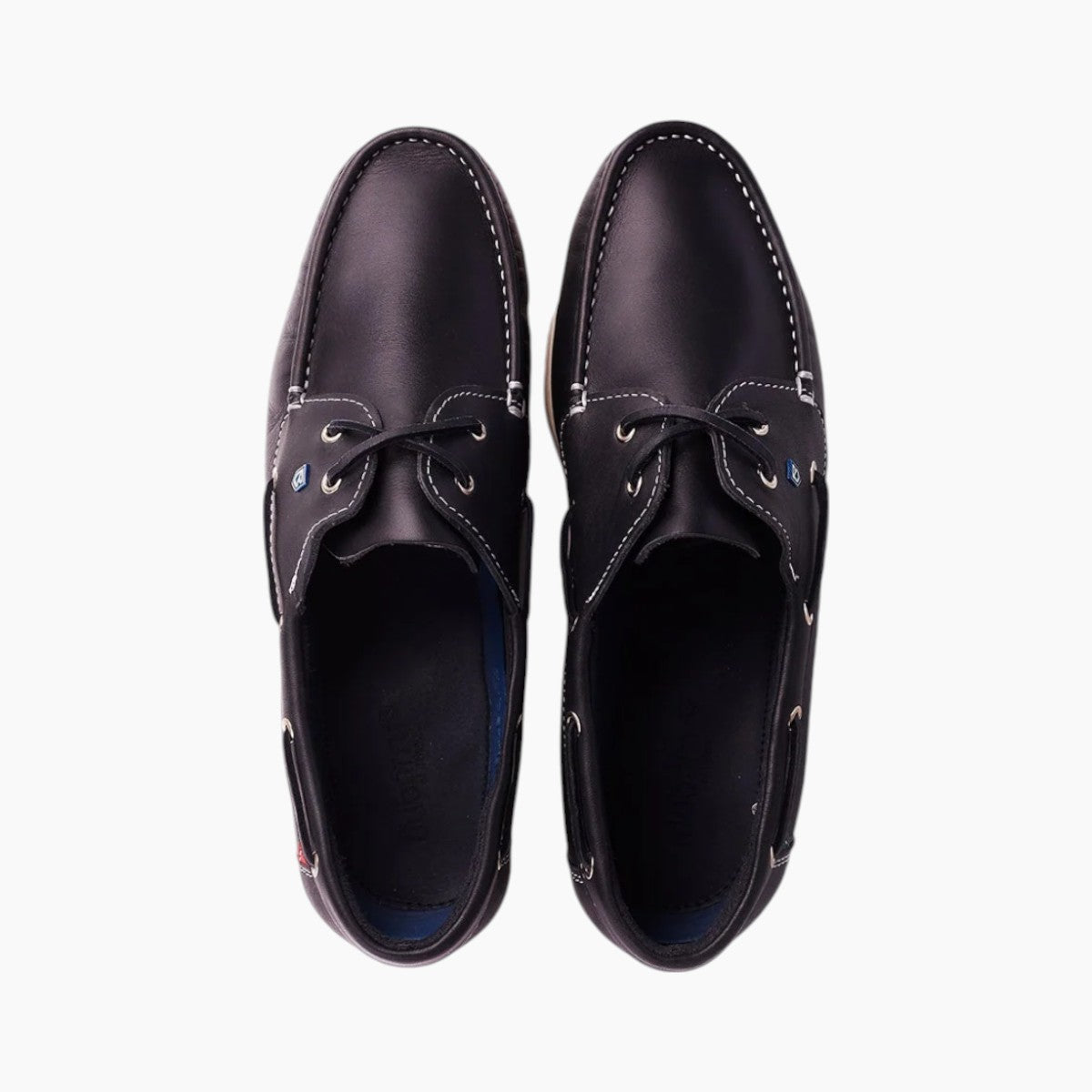 Dubarry Admirals Navy Leather Deck Shoes - Leavys Shoes