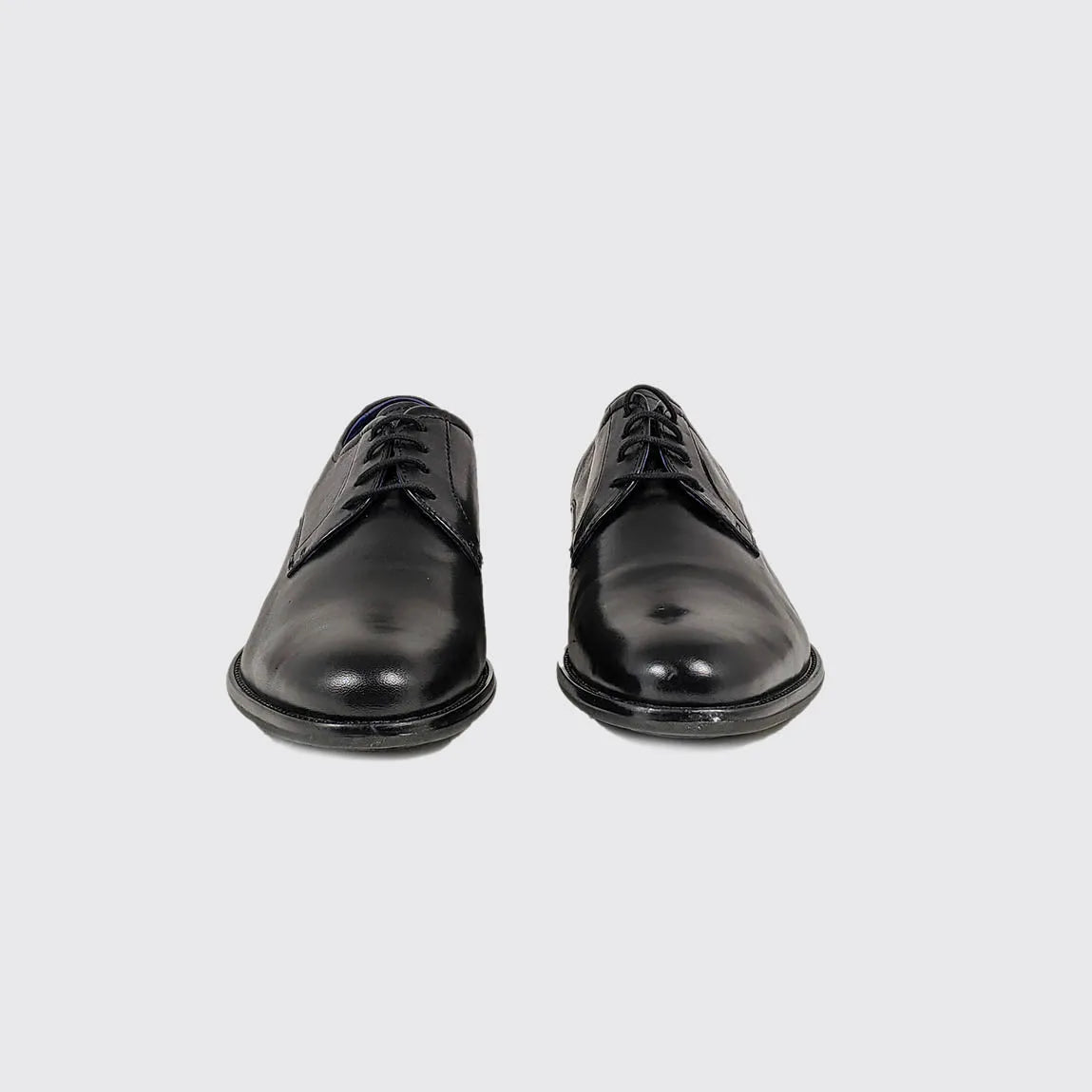 Dubarry Darrel black leather shoes – front view of the pair