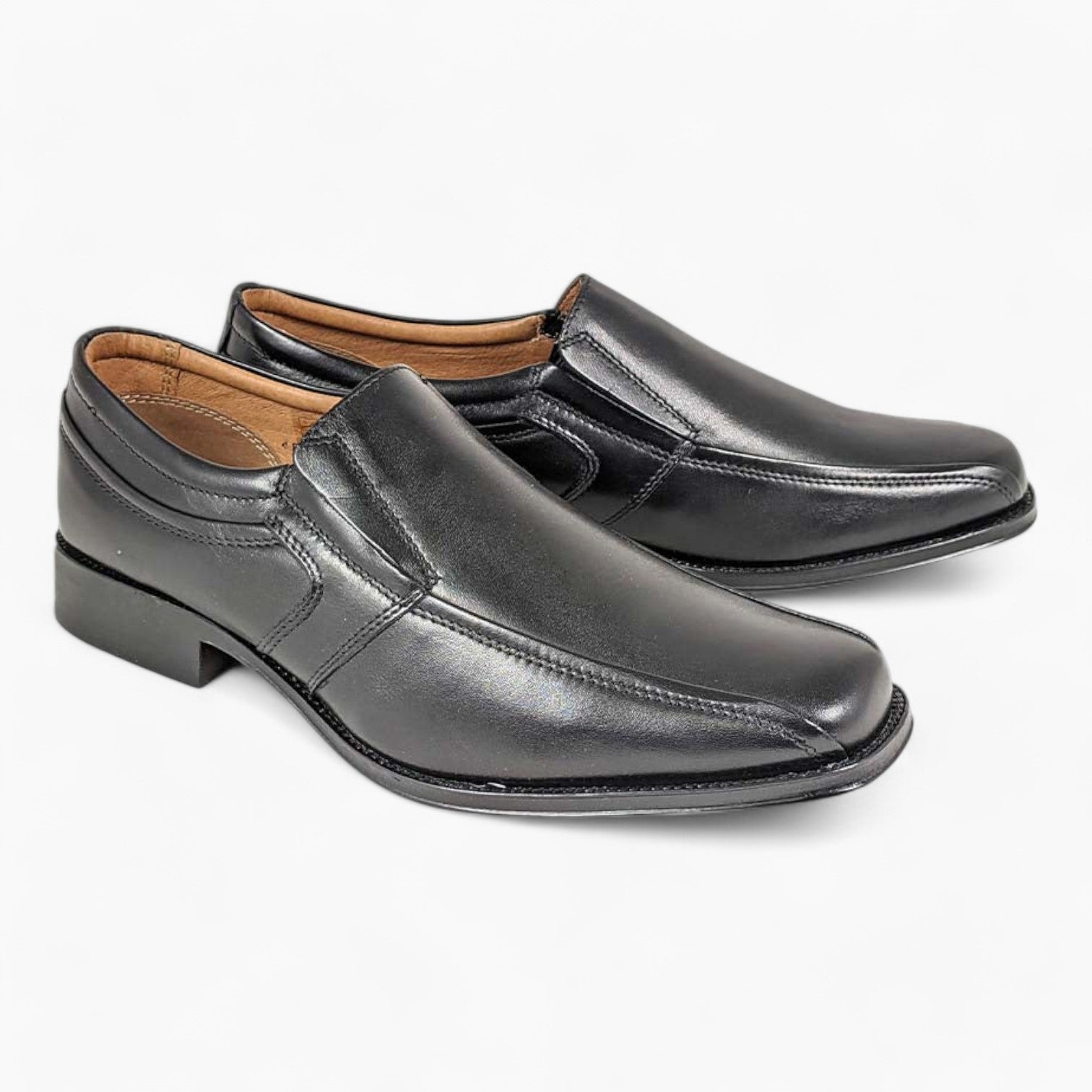 Dubarry Declan Black Slip-On Shoes – Wide Fit Formal Shoes - Leavys Shoes