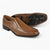 Tan Slip-On Shoes with Tramline Stitch - Dubarry Declan - Leavys Shoes