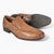 Tan Slip-On Shoes with Tramline Stitch - Dubarry Deegan - Leavys Shoes