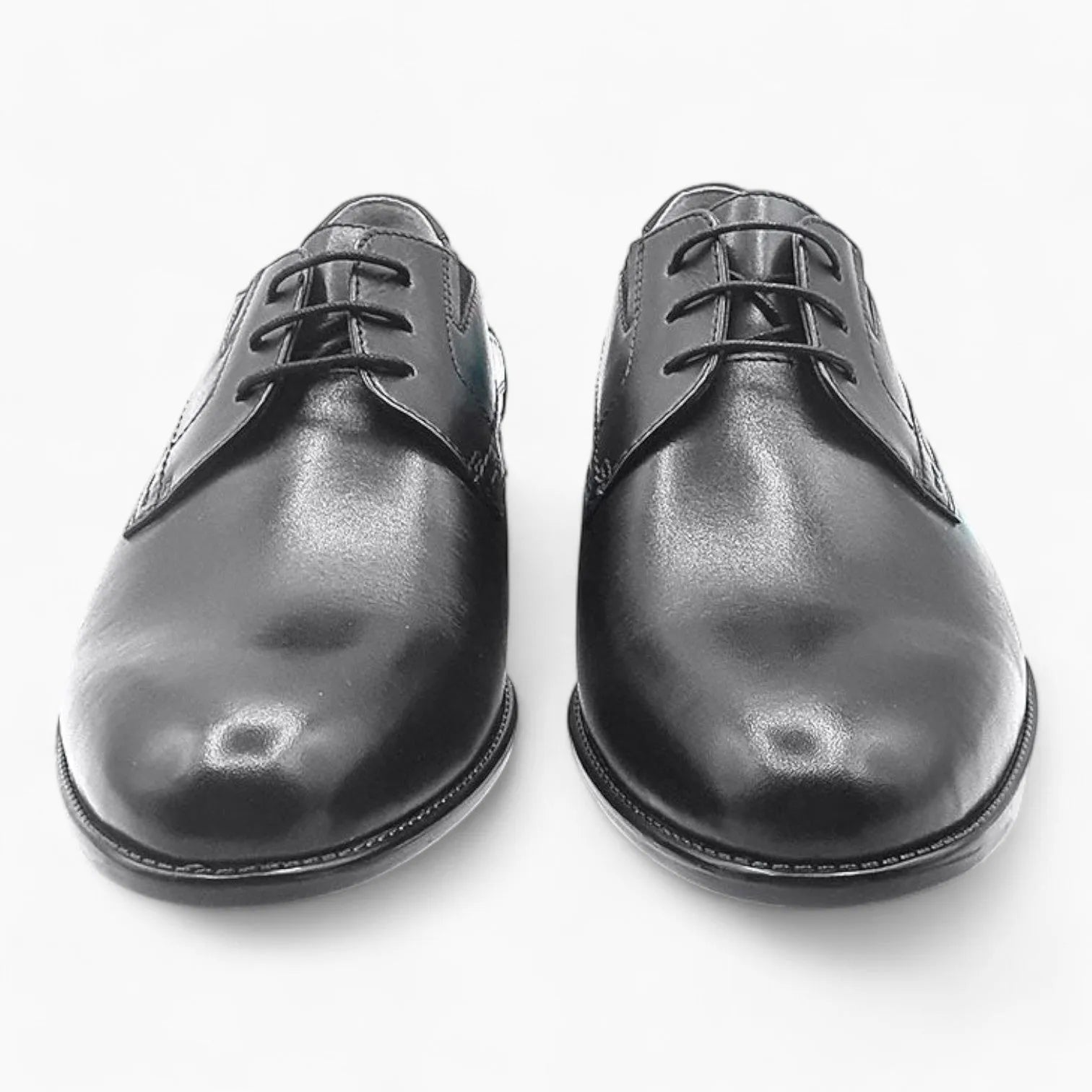 Wide Fit Black Leather Dress Shoes - Dubarry