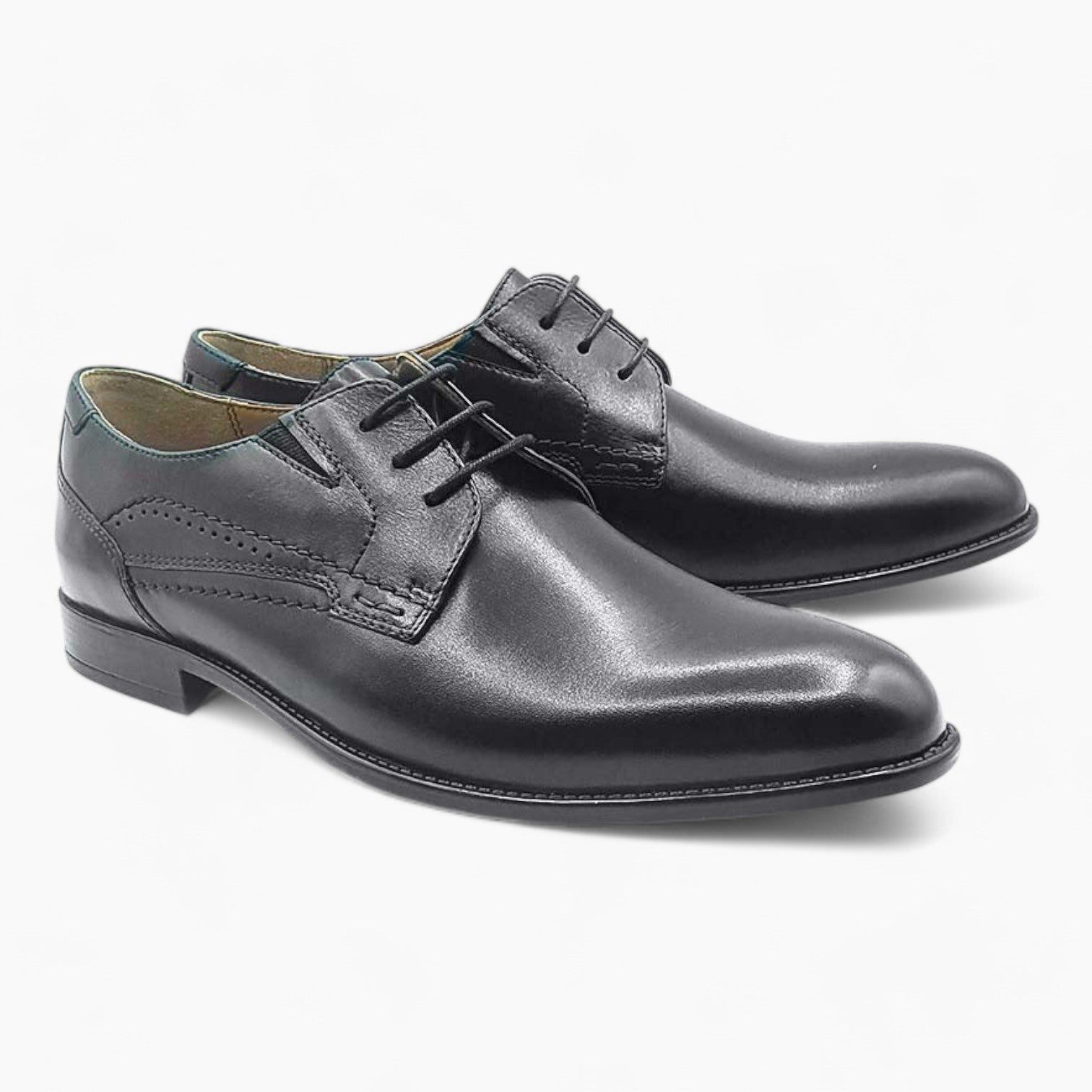 Dubarry Dell Extra Fit Black Formal Dress Shoes – Wide Fit & Comfortable Design - Leavys Shoes