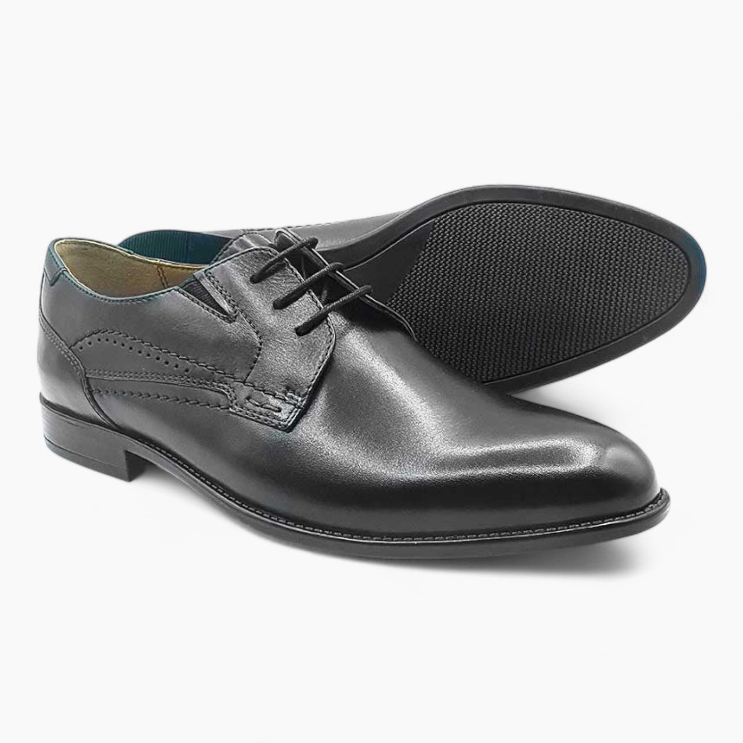 Dubarry Dell Extra Fit Black Formal Dress Shoes – Wide Fit & Comfortable Design - Leavys Shoes