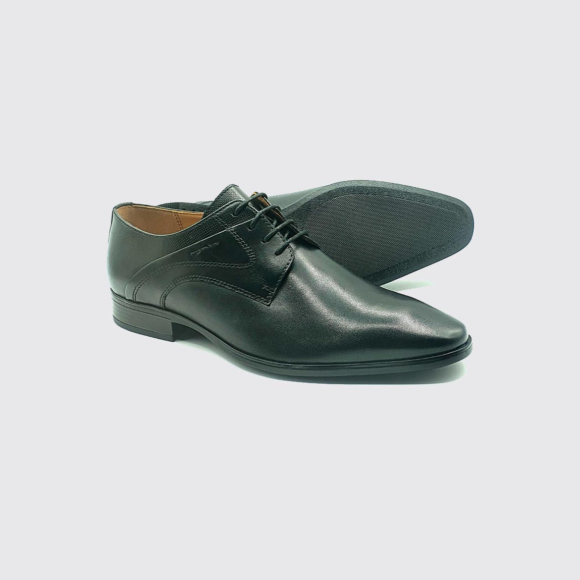 Frontal pair view of the Dubarry Dempsey Black Formal Dress Shoes.