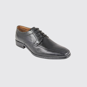 Front view of pair of Dubarry Denzil Black shoes.
