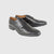 Side angle view of Dubarry Denzil Black formal shoe.