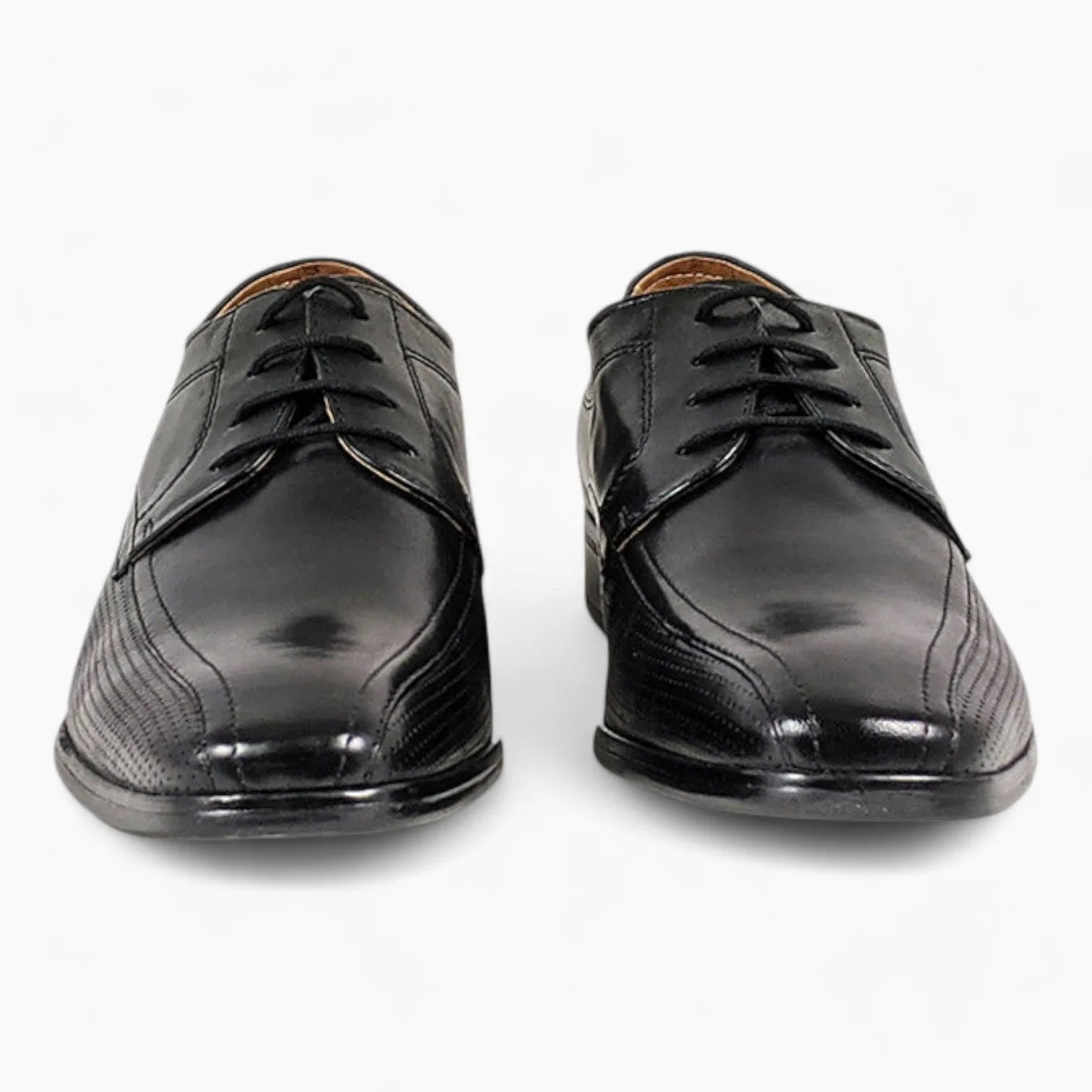 sachin and babi light blue dress Signature Men's Black Oxford Shoes