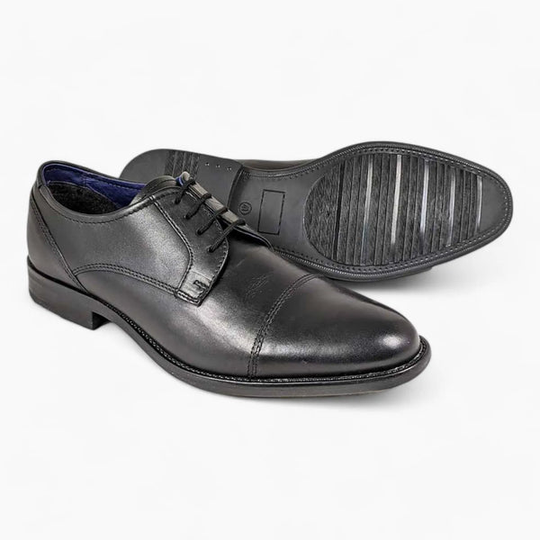 Dubarry Derek Black Dress Shoes – Classic Leather Formal Shoes with To ...