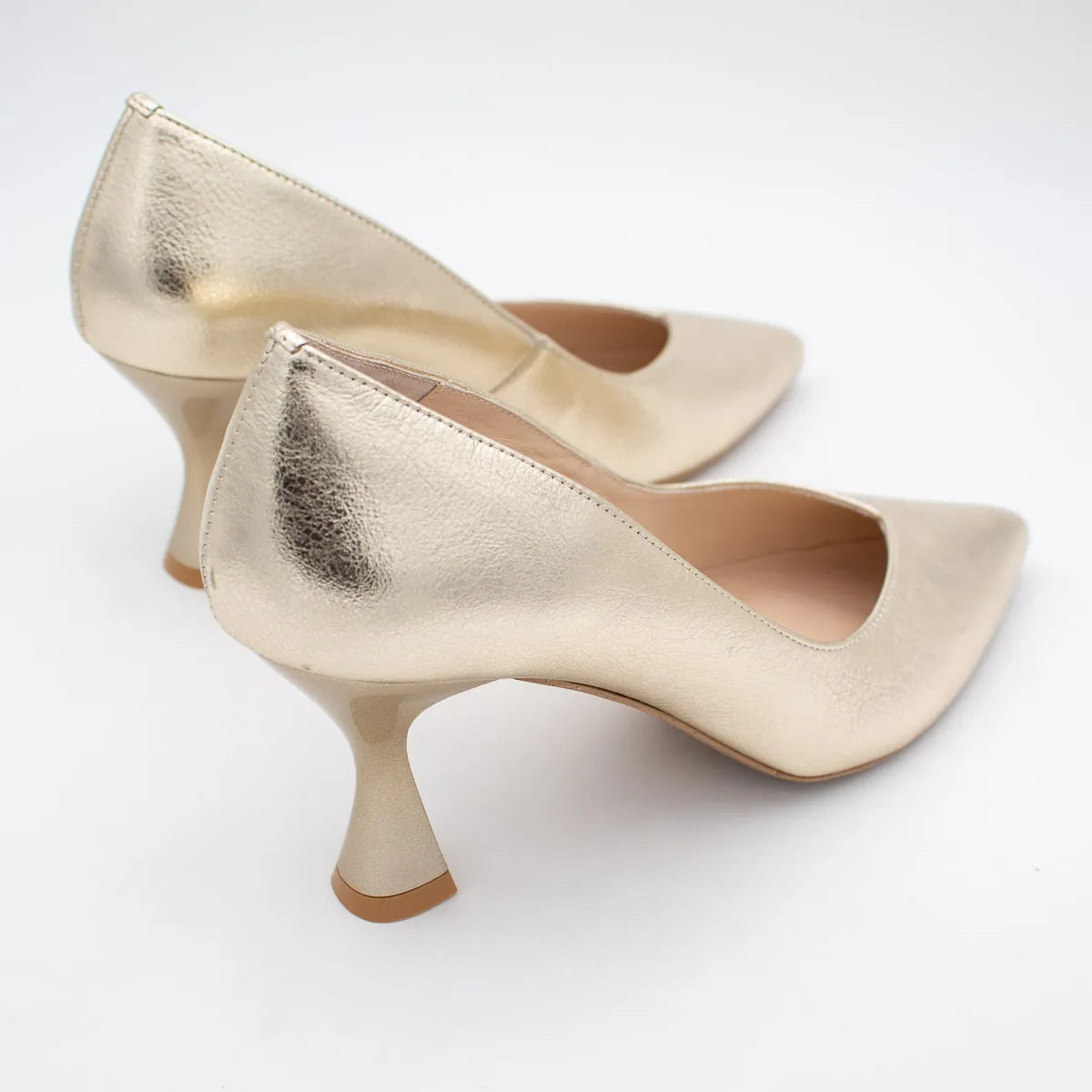 EMIS Gold Court Shoe (Metallic Finish) – S6047/206