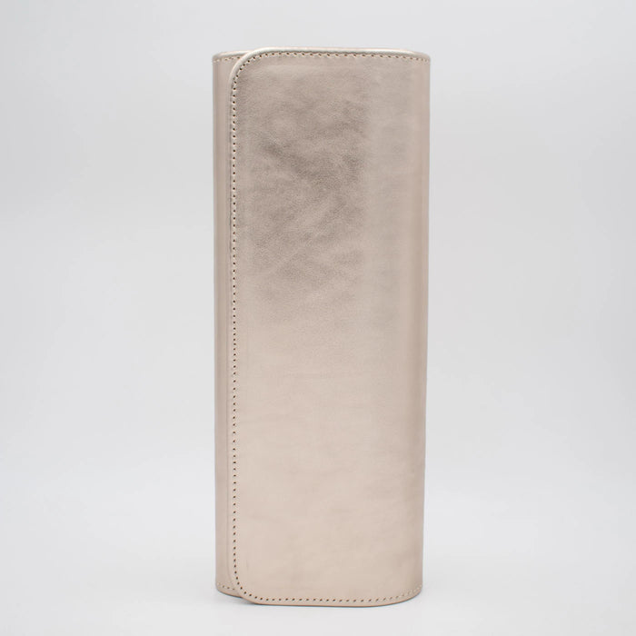 Emis Champagne Gold Metallic Occasion Clutch Bag