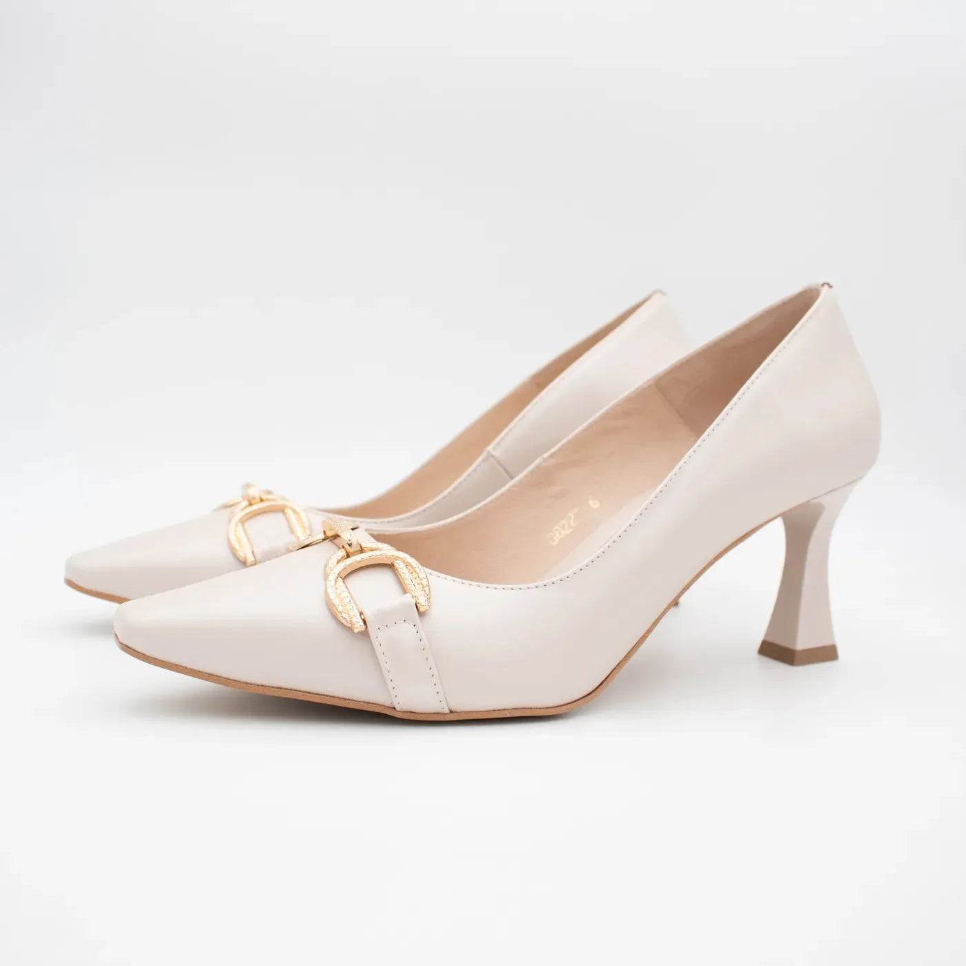 EMIS Isadora Beige Heels – Understated Luxury with a Modern Twist - Leavys Shoes