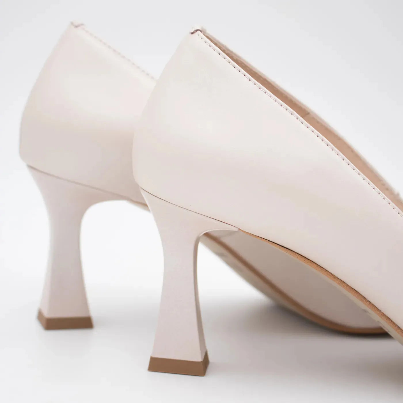 EMIS Isadora Beige Heels – Understated Luxury with a Modern Twist - Leavys Shoes