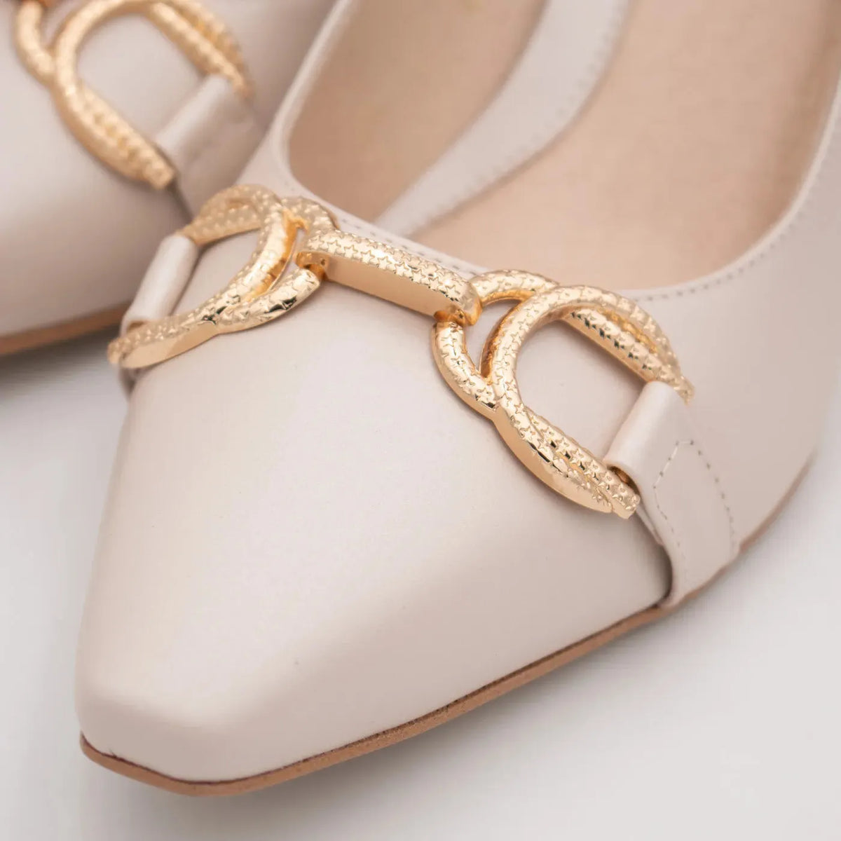 EMIS Isadora Beige Heels – Understated Luxury with a Modern Twist - Leavys Shoes